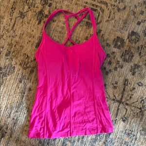 Athleta hot pink tank